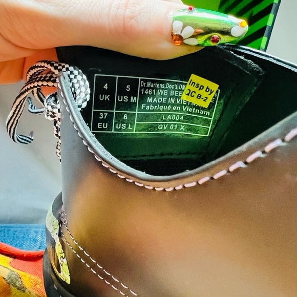 Dr Martens Beetlejuice 1461 Lydia Lace-Up Oxfords 6 W / 5 M Limited Edition Rare - Picture 12 of 15